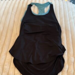 Black and Blue Tank Top